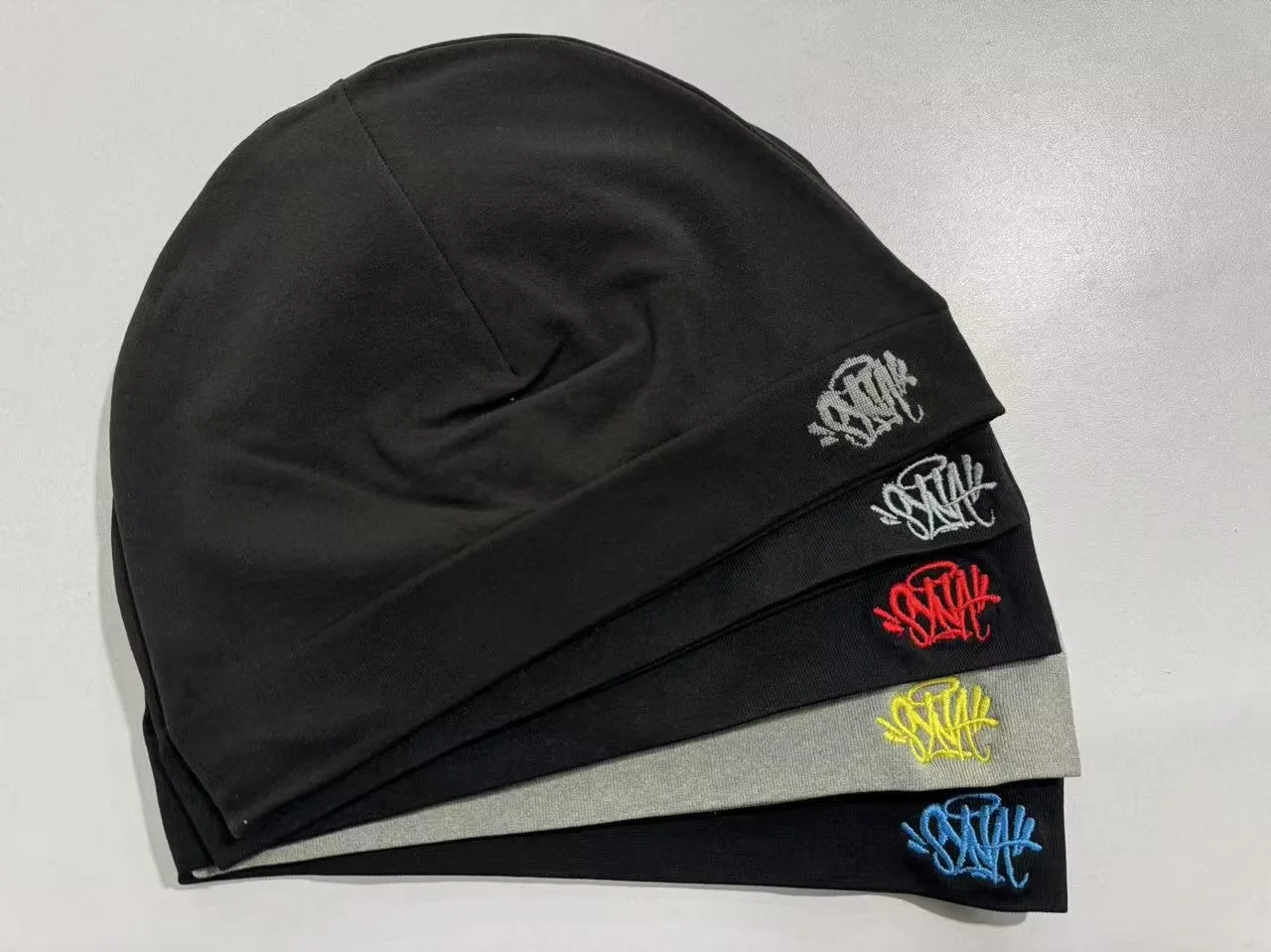 Syna World Skull Hat Sy-na Running Cap2024 New Knitting Sy-na Beanie Hat MenWomen Paragraph Quality Cap Y2k Warm Beanies