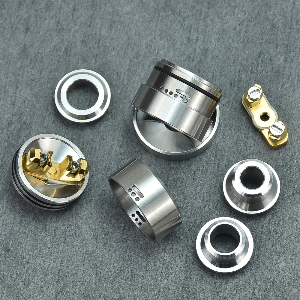 Nisshoku rda 22MM 316 SS tank Bottom Feeder Squonk Mechanical Box Mod fit 18650 / 20700 6.5ml resin material Mechanical Mod