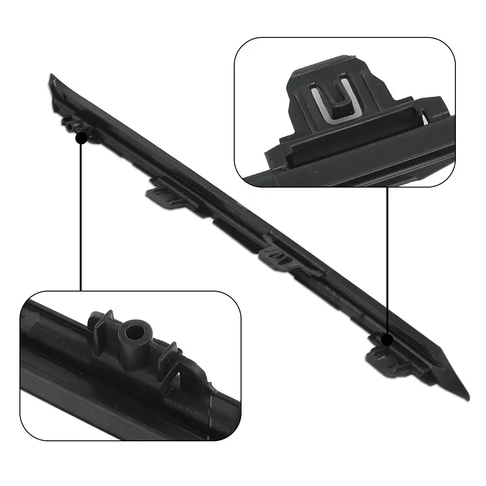 Front Bumper Grille Insert Upper Trim Molding Fit for 2019-22 Toyota Rav4 Right Strong Sturdy Durable Car Protection