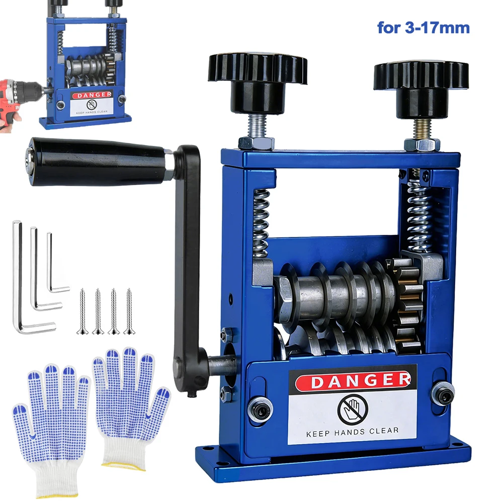Dénudeur de fils manuel/électrique 3-17 mm avec tournevis hexagonal, machine à dénuder les fils de cuivre pour le recyclage des câbles usagés