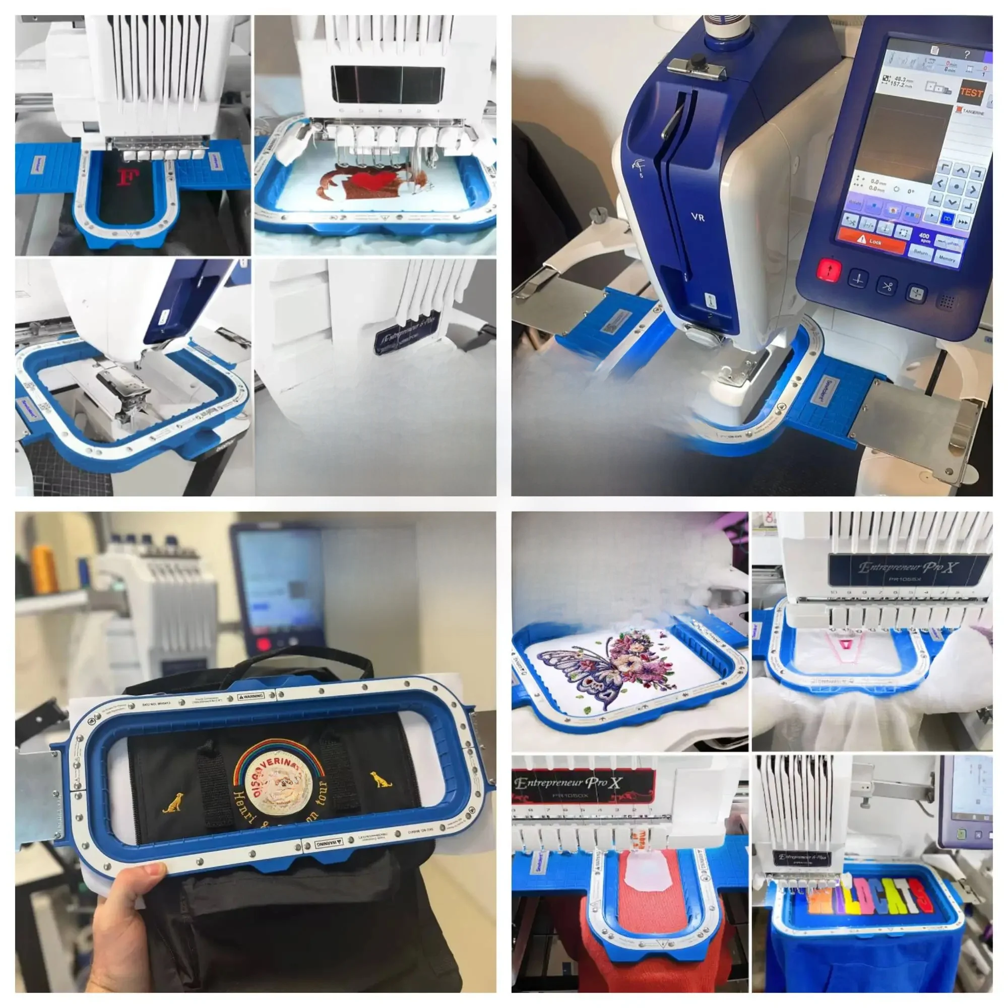 Voor Brother Magnetische Hoops borduurmachine pr1055x pr1000 pr680 prs100/vr pr1x Mighty Hoop voor borduurmachines - afbeelding 2