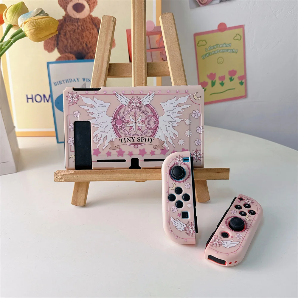 

Cute Magic Formation Pattern Protective Case For Nintendo Switch Oled Protector Cover For Men Switch NS Game Console Accessories