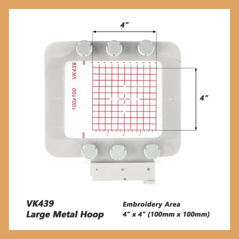 Magnetic hoop embroidery for Husqvarna Viking magnet embroidery frame magnetic embroidery hoops for BRILLIANCE 80, DESIGNER etc.