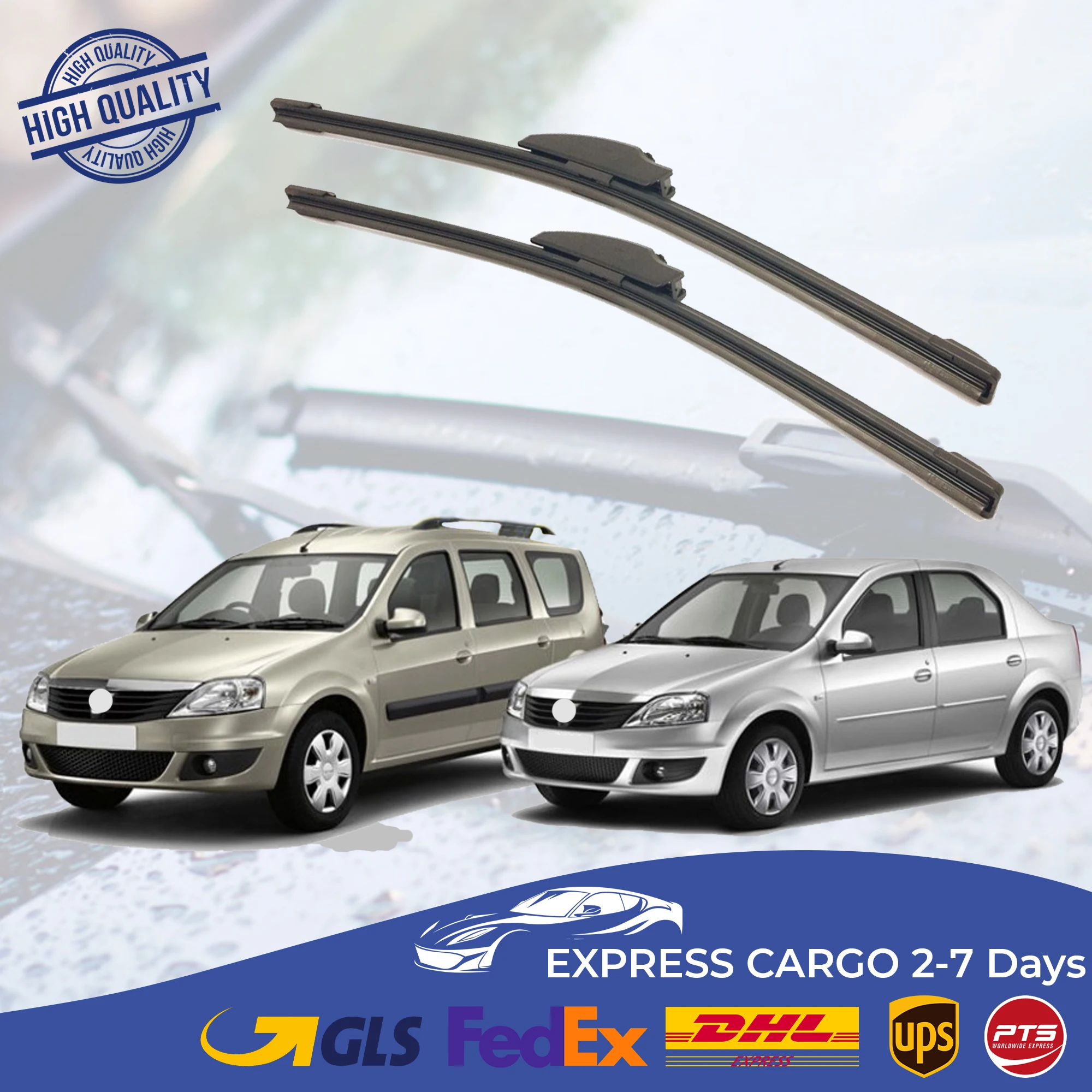 

Car Wiper Blade For Dacia Logan (2004-2013) Auto Windscreen Windshield Wipers Blades Window Wash Front