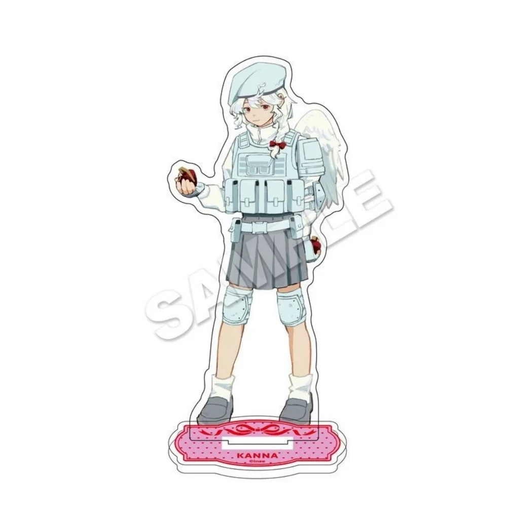 Love Bullet Acrylic Stand Koharu Kanna Chiyo Ena Anime Figure Model Plate Desktop Decor Standing Sign Fans Collectibles keychain