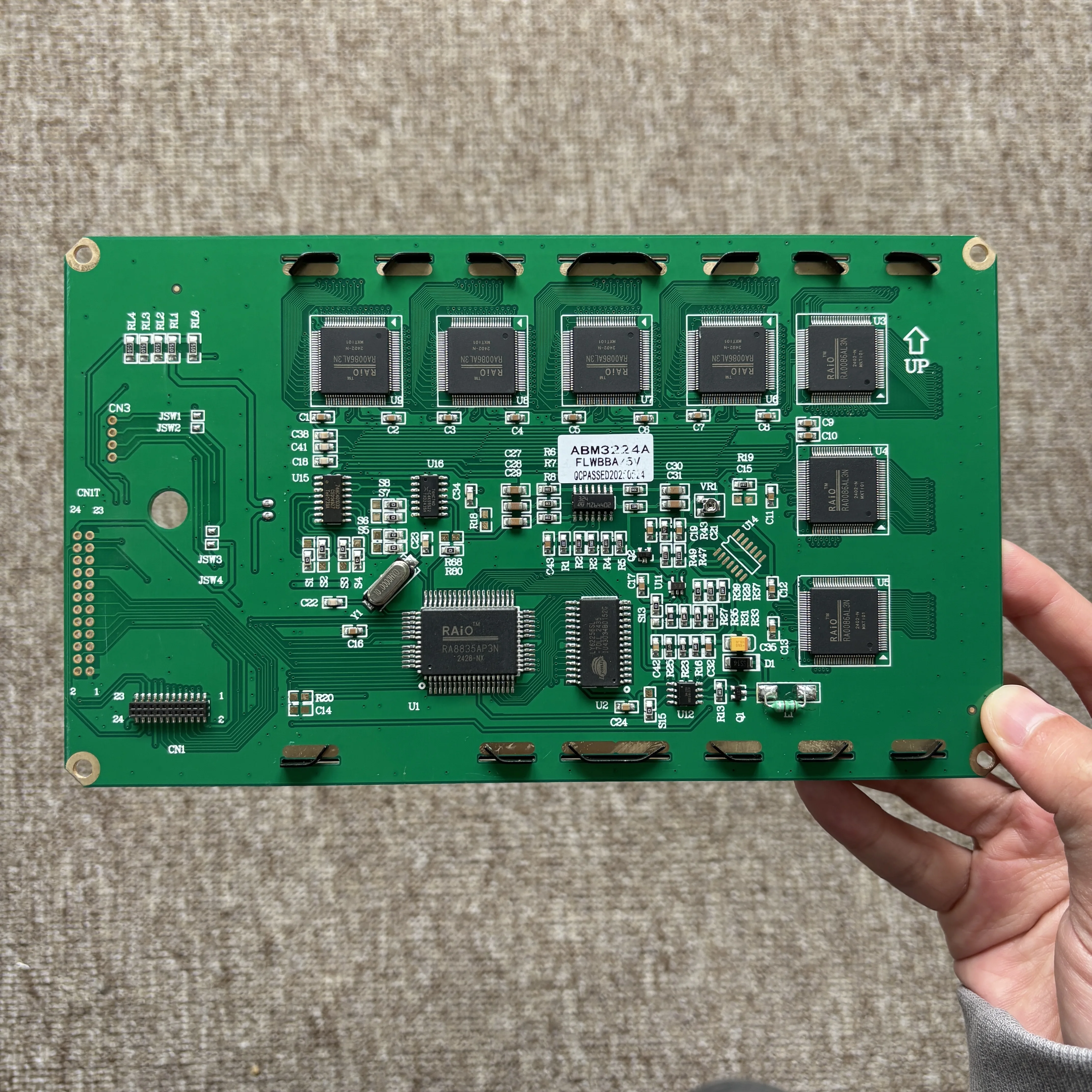 شاشة LCD متوافقة مع محركات كاتربيلر C7/C9 أرقام أجزاء CAT 307-7542 307-7542-0 4 3077542 307-7541 تطبيق بحري