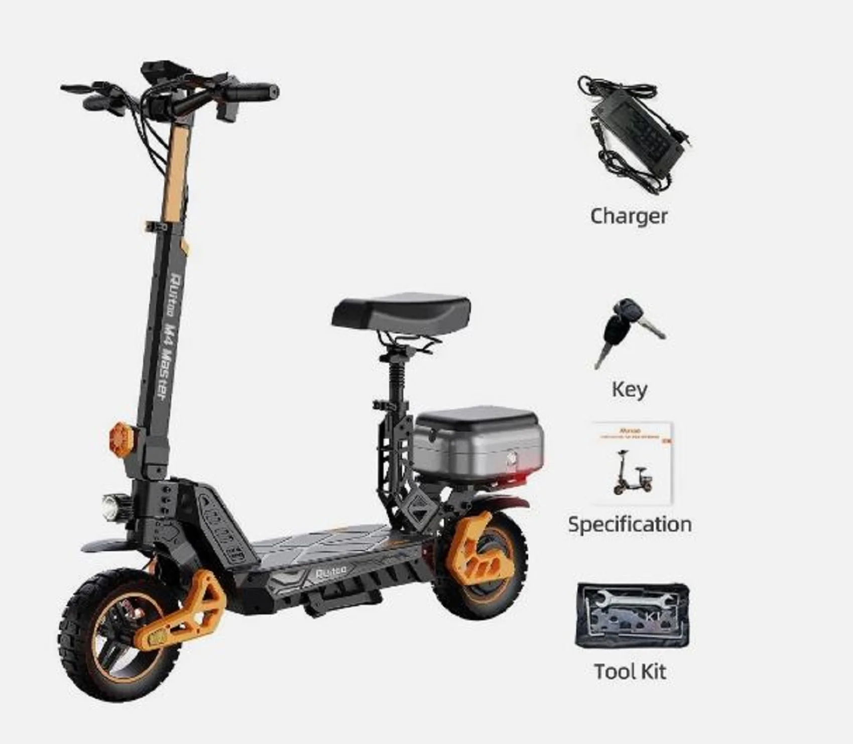 Отличный электрический самокат TRA-IL==FOR.GE