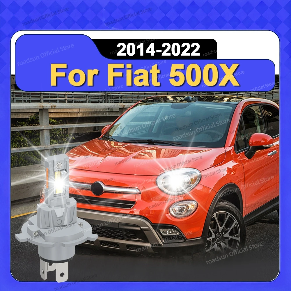 

LED Canbus Headlight Bulbs High Power 180W Lamp For Fiat 500X 2014-2022 2015 2016 2017 2018 2019 2020 2021