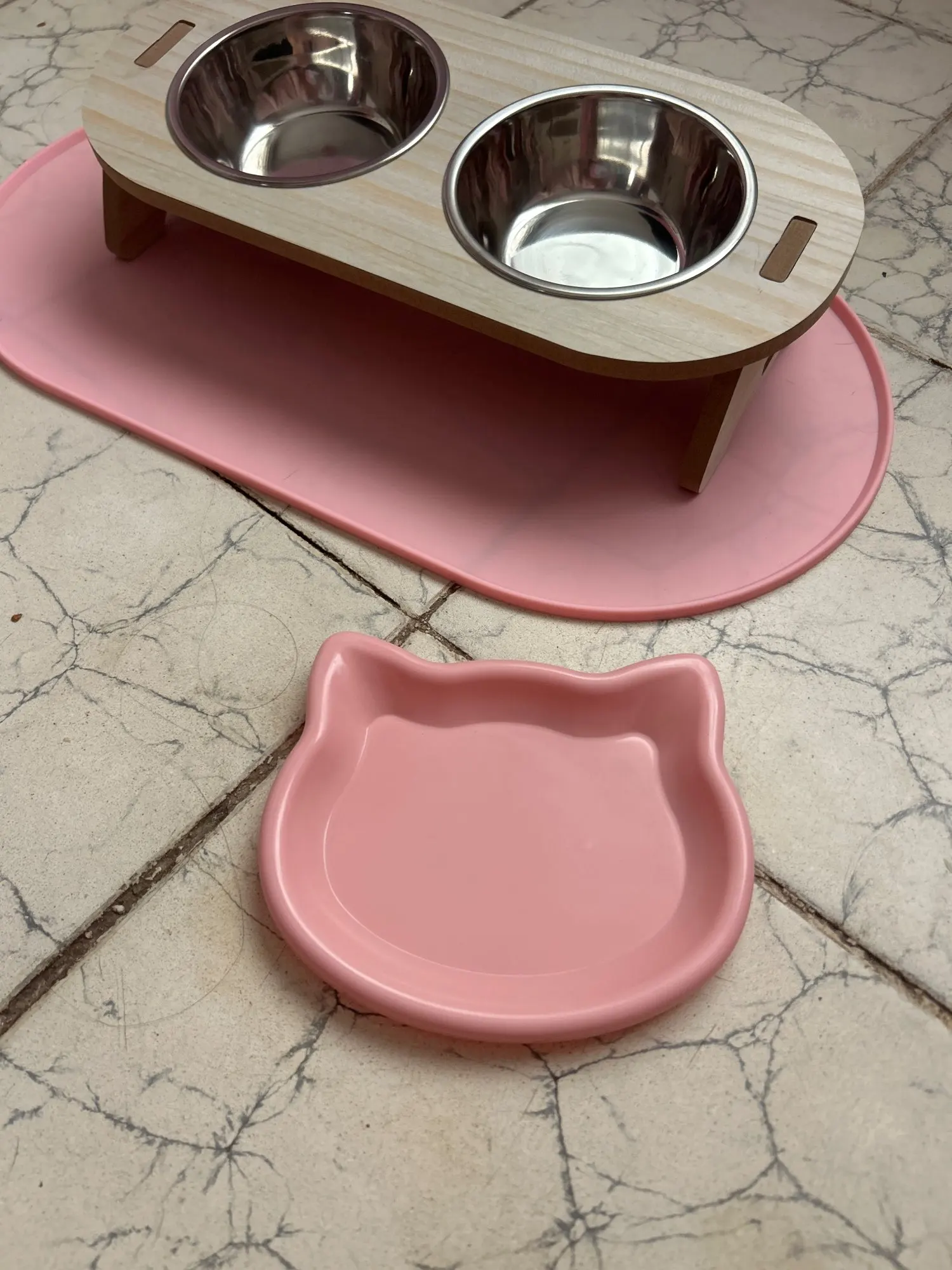 Gamelle Anti-Renversement pour Chat – Design Tête de Chat