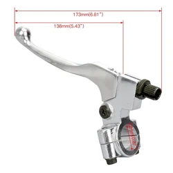 Suitable For 50-125CC Pit Dirt Bike 22mm 7/8'' Motorbike Aluminum Adjustable Brake Clutch Lever Handle Perch Accessories