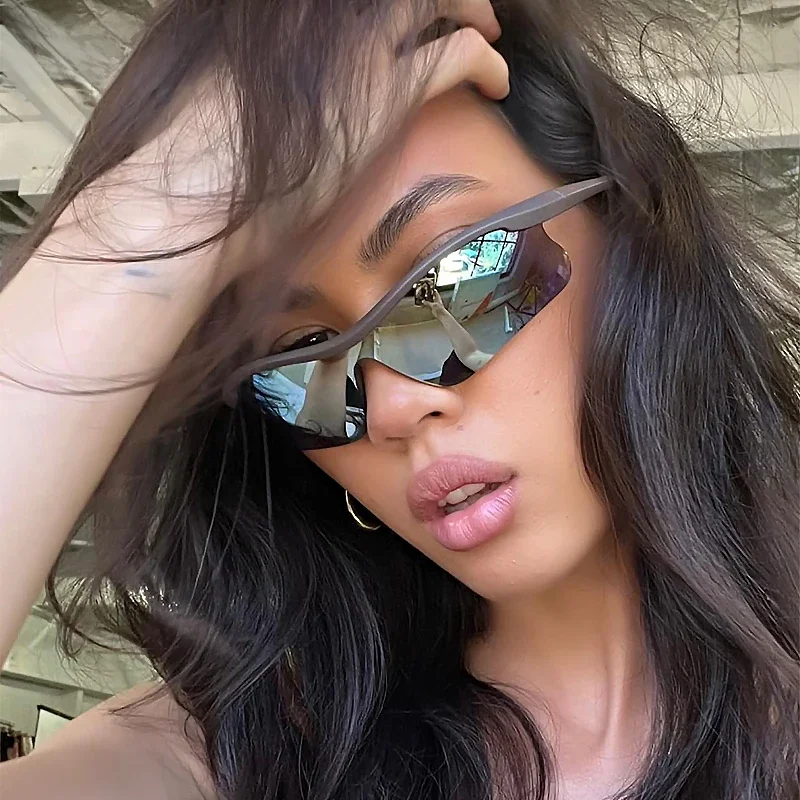 AliExpress SEVENT PEOPLE Sports Sunglasses Women Outdoor Cycling Goggle Men Fashion One-Piece Windproof Sunglass Male 2026 New Semi-Rimless Sun Glasses