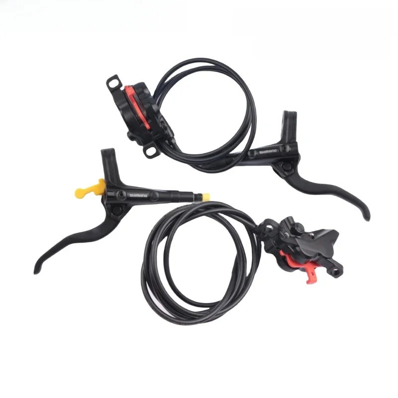AliExpress Shimano MT420 Brake Split Right Left Brake Lever BR MT420 Hydraulic Disc Brake Caliper 1000/1700MM 4 Piston With Resin Pads MTB