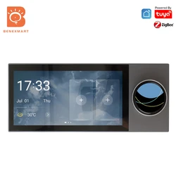 NEW Smart 6-inch Multi-functional Central Control LCD Touch Panel For Home Automation Scene Control TUYA Smartlife Zigbee Device