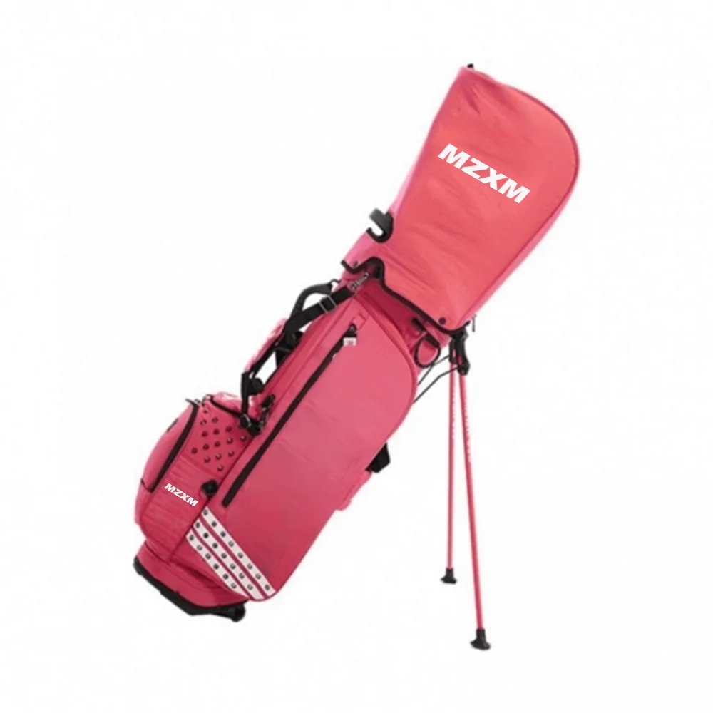 New Brand Golf Bag High Quality Leather Beautiful Color PU Material Golf Club Bag Large Capacity Multi-Function Golf Caddy Bag