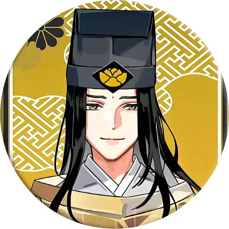 Anime Mo Dao Zu Shi Badge Wei Wuxian Lan Wangji Cosplay Cute Metal Brooch Jewelry Accessories Grandmaster of Demonic Cultivation