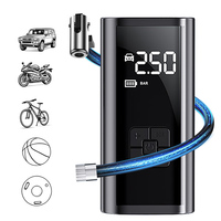 Portable 150PSI Cordless Air Compressor Tire Inflator for Car Motorcycle Bike Bicycle with LED Light Electric Air Pump
