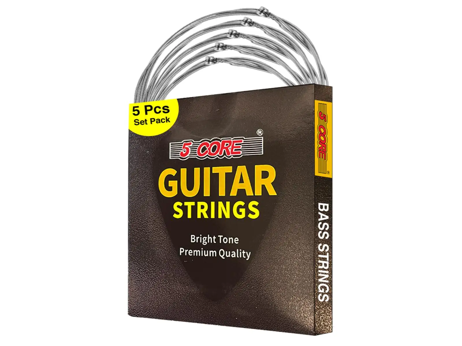 

5 Core Bass Guitar Strings Brass Phosphor Bronze Extra Light Gauge Bright Tone 5 String Set