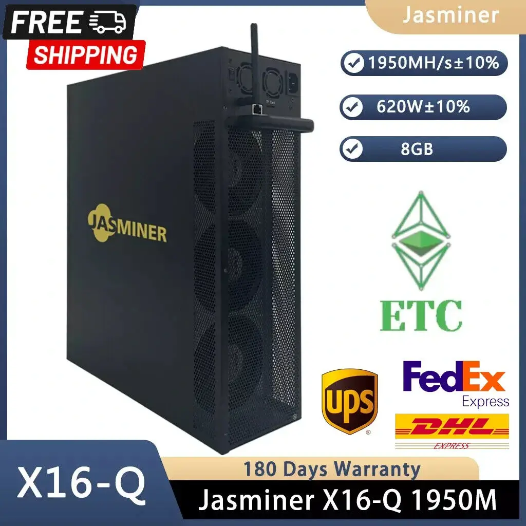 

КУПИТЕ 3, ПОЛУЧИТЕ 2 БЕСПЛАТНО JASMINER X16-Q ETC OCTA Miner 1950MH 620W 8G Высокотихий сервер Wi-Fi с блоком питания