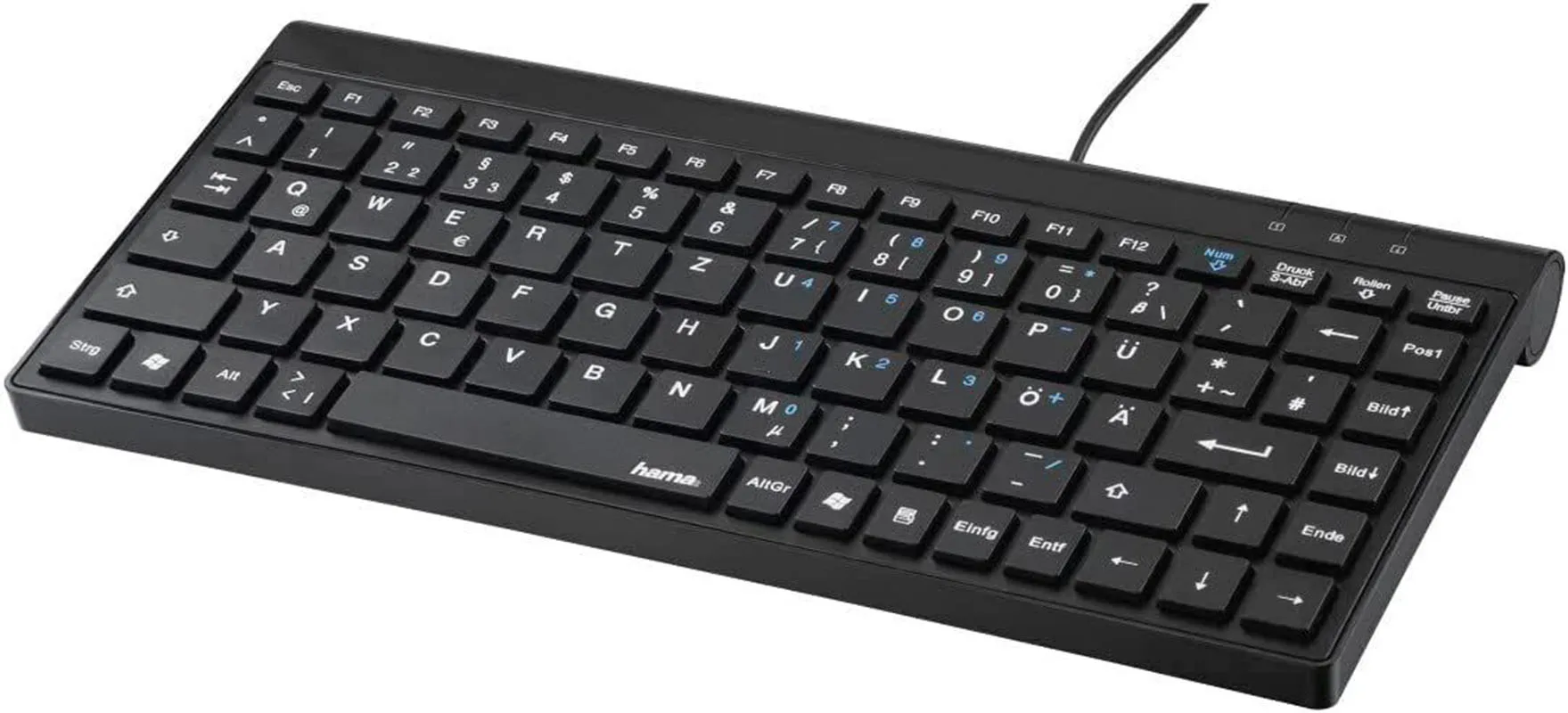 Hama SL720 Slimline Spanish Mini keyboard with Cable