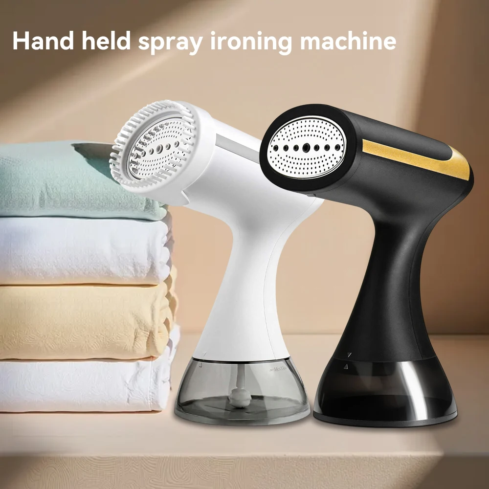 Vaporizador de ropa de mano, Mini plancha de vapor eléctrica para el hogar, máquina portátil para planchar ropa seca y húmeda