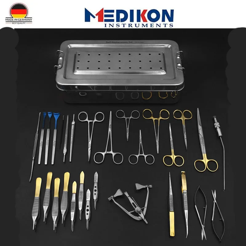 

30 Pieces Seiff Blepharoplasty Instruments Set eyelid ophthalmology ophthalmic surgery surgical instruments needle holder scisso