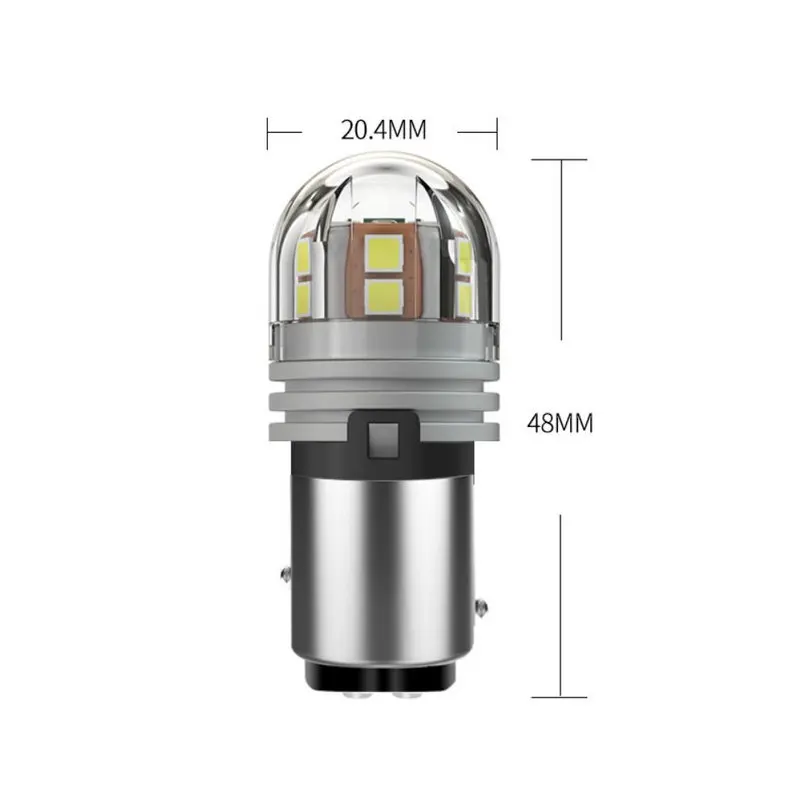 EUR Stop brake lamp For SMART FORTWO Coupe 451 Car Led lamp bulb direction indicator error free canbus bay15d P21/5W 2pc