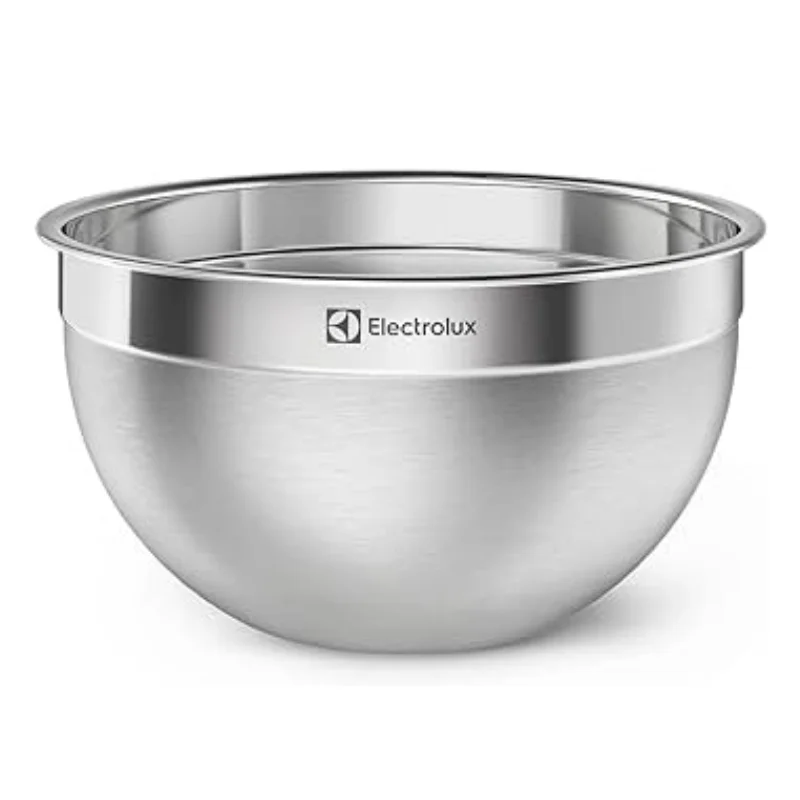 Set of Bowls Stainless Bowls with Plastic Lid-Electrolux