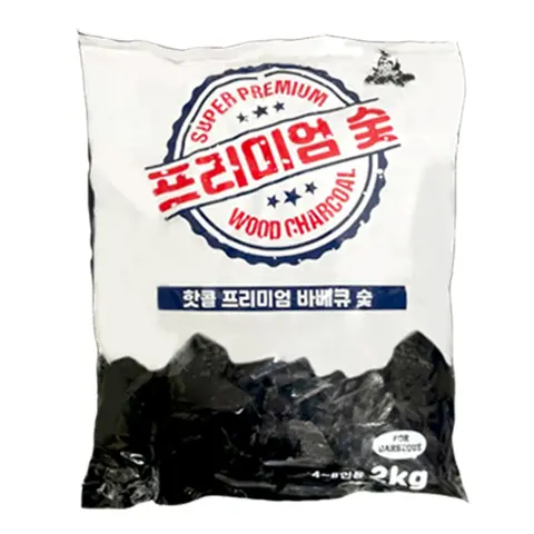 핫콜 프리미엄 비장탄 숯 2kg 핫콜 프리미엄 비장탄 숯 2kg