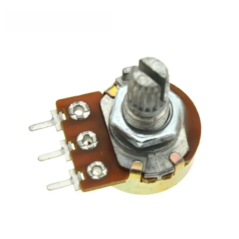 Potentiomètre d'amplificateur à Joint unique WH148, 10K 20k 50k 100k 500k ..... L: 15MM