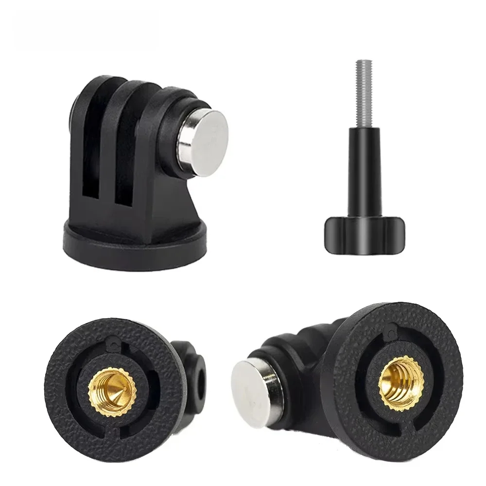 Supports d'adaptateur de trépied pour Gopro 13 12 11 10 9 8 7 1/4-20, adaptateur à vis pour Go Pro DJI EKEN H9R Yi Osmo Sjcam, accessoires de caméra