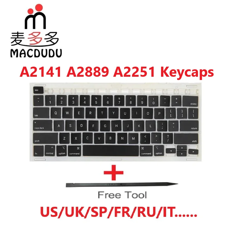 

Клавиатуры для ноутбука A2141 A2889 A2251, клавиши сменные для MacBook Air Retina 13 "16" A2141 A2889 A2251 2019 2020 года