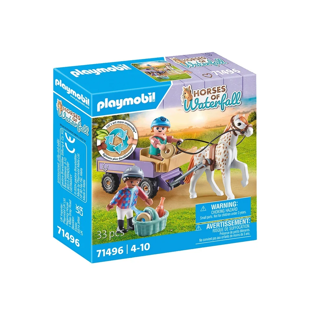 PLAYMOBIL - CARRIAGE WITH PONY, 71496, original, toys, boys, girls, gifts, collector, figures, dolls, store, with box, new, man, woman, official license, clicks, famobil