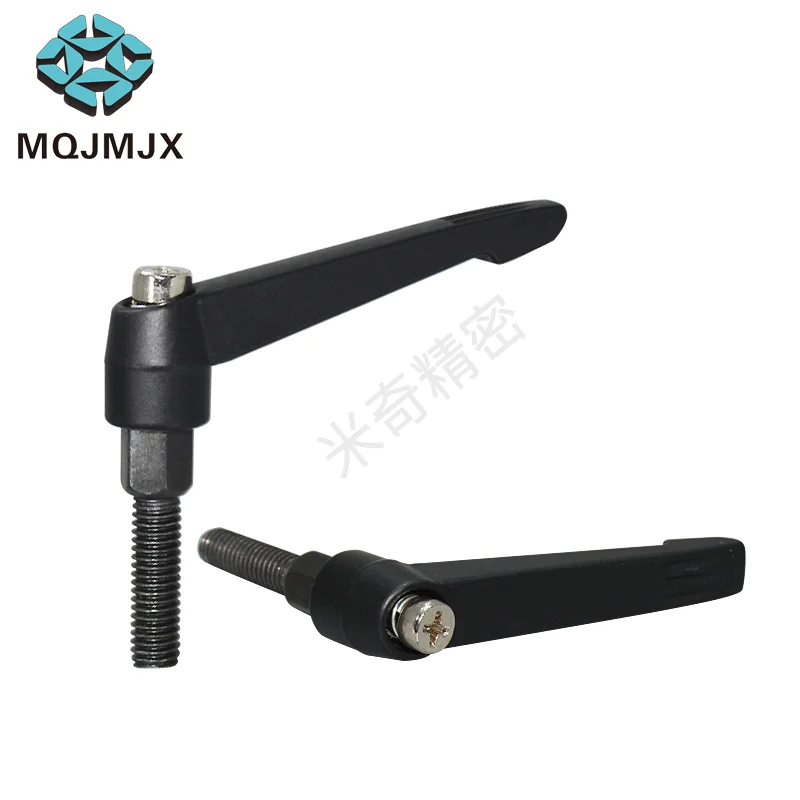 M4/M5/M6/M8/M10/M12/M16 Black/Orange Adjustable Knob Machinery Handle Female Thread Clamping Handles Lever in stock