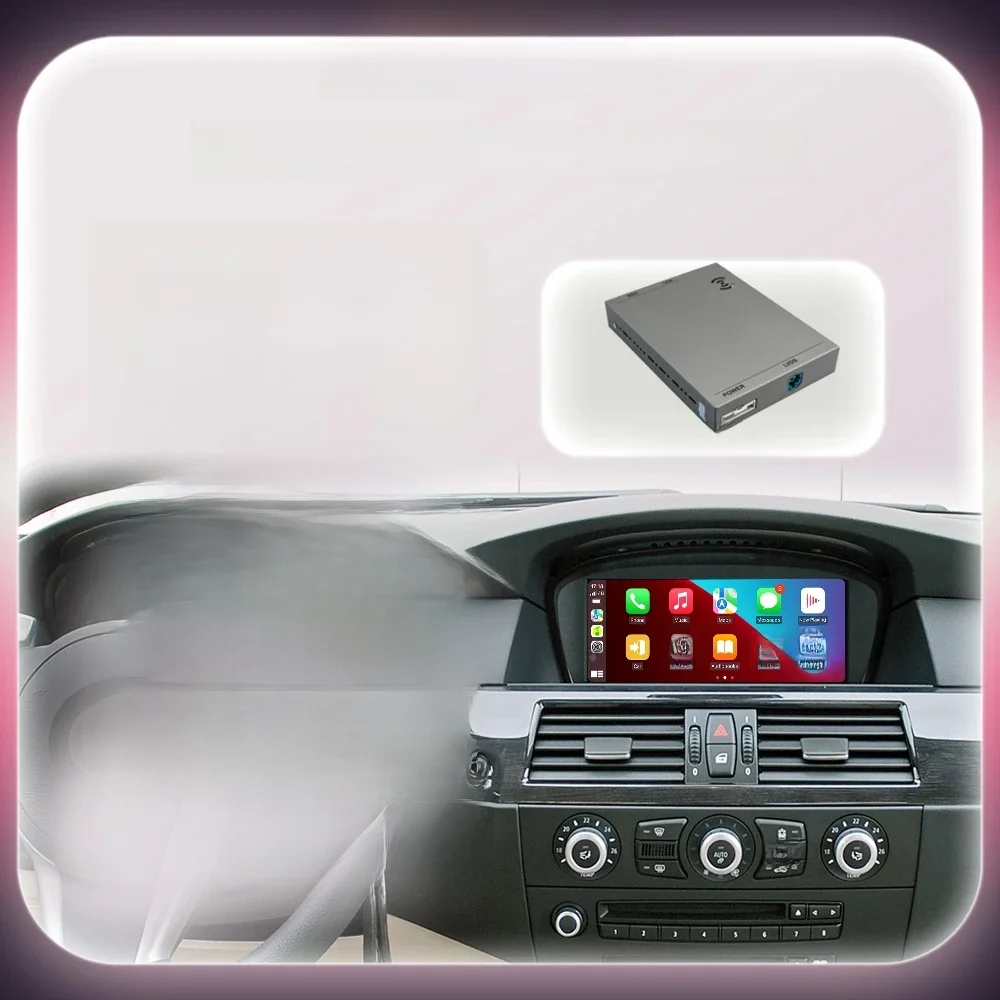 Bonroad Carplay Android Auto Voor Bmw 5 3 Series E60 E61 E62 E63 E64 E90 E91 E92 E93 E93 E87 E81 E82 E88 E84 Ccc Systeem - afbeelding 2
