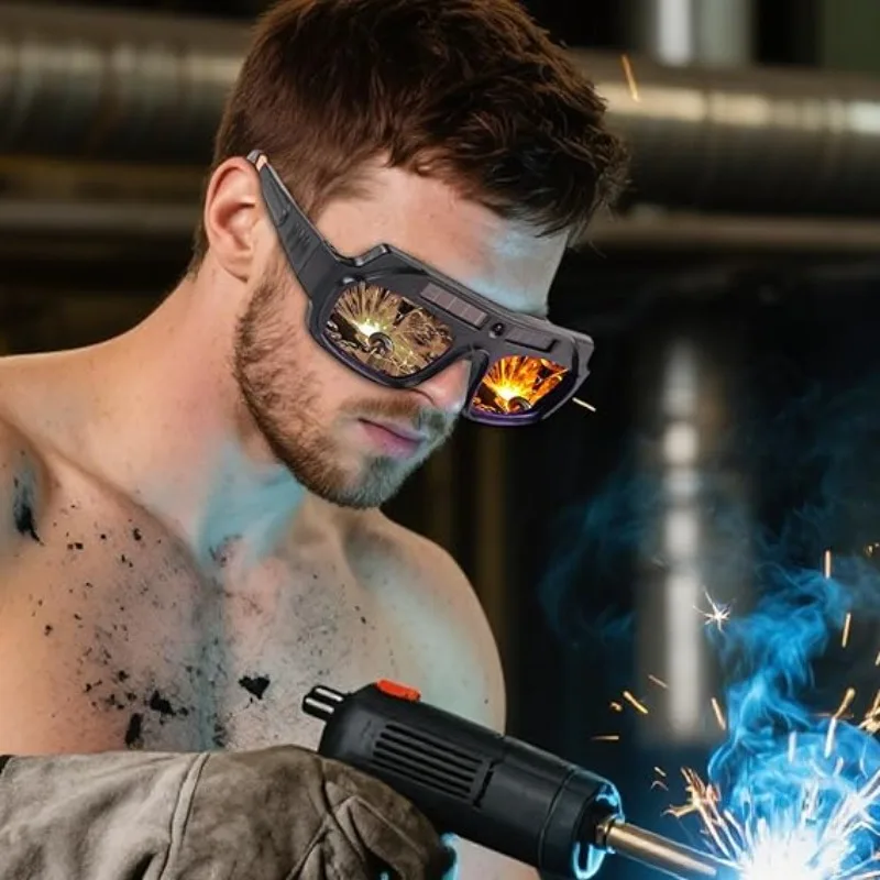 

Auto Darkening Welding Glasses Safety Protective Lightweight Eye Helmet for Cutting Welder Eyewear
