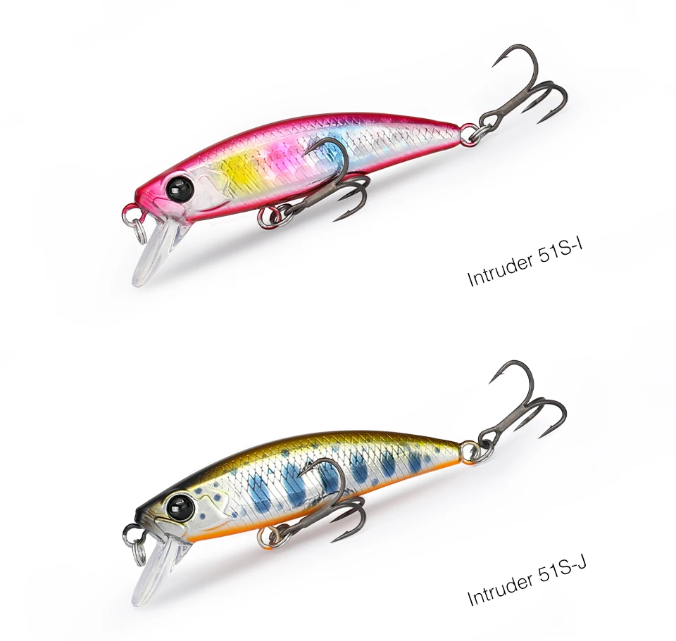 TSURINOYA Intruder 51S Sinking Minnow Stream Fishing Lure 51mm 5,8g Künstlicher Hartköder für Forellen, Ajing, Jerkbait, Flussköder – Detail 2