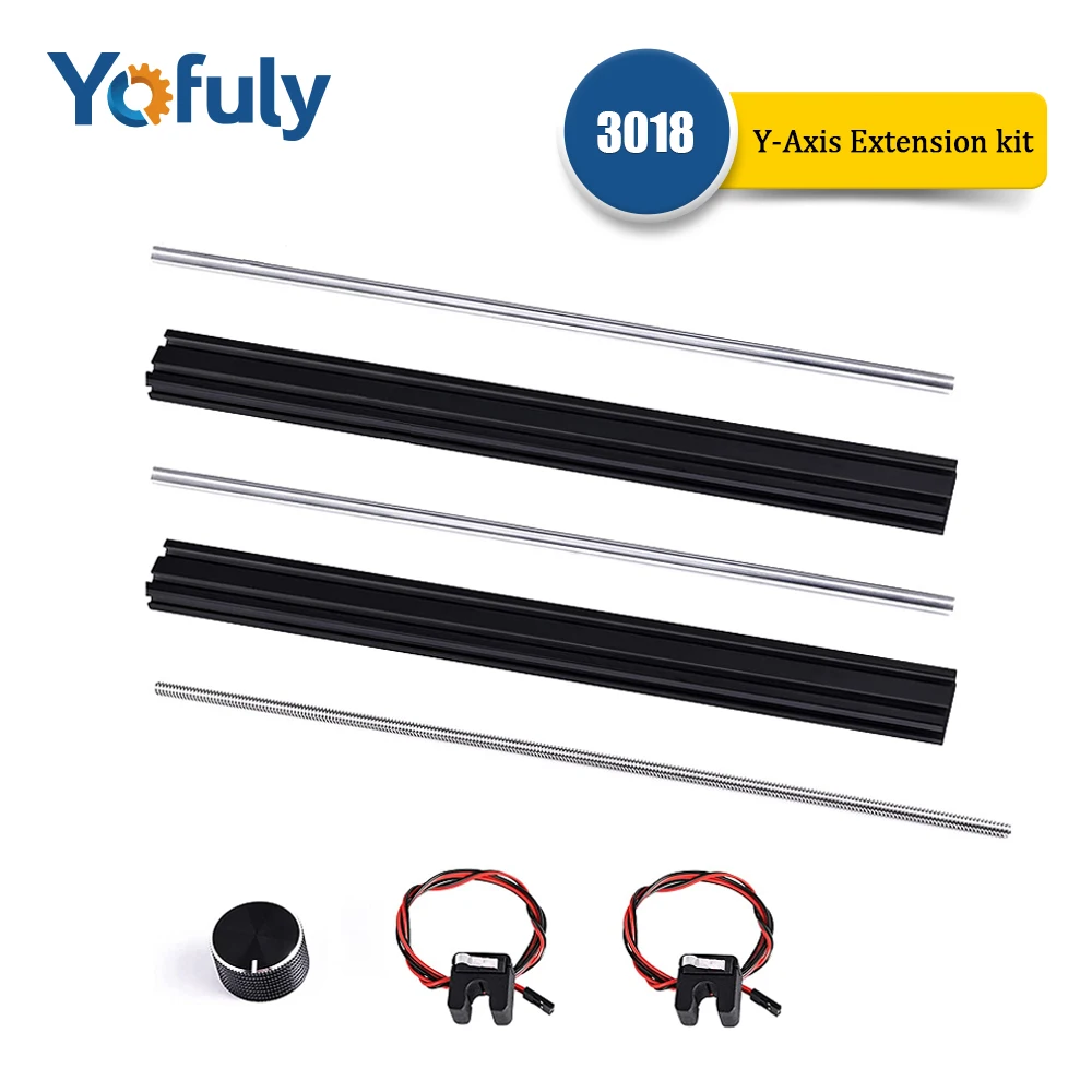 

3018 Pro CNC Upgrade Kit, Y-Axis Extension Kit Upgrade Set For 3018 To 3040 CNC Engraving Machine With 2Pcs Limit Switches
