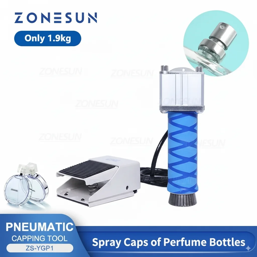 

ZONESUN ZS-YGP1 Ручной пневматический укупорочный инструмент для распылителей и небольших контейнеров