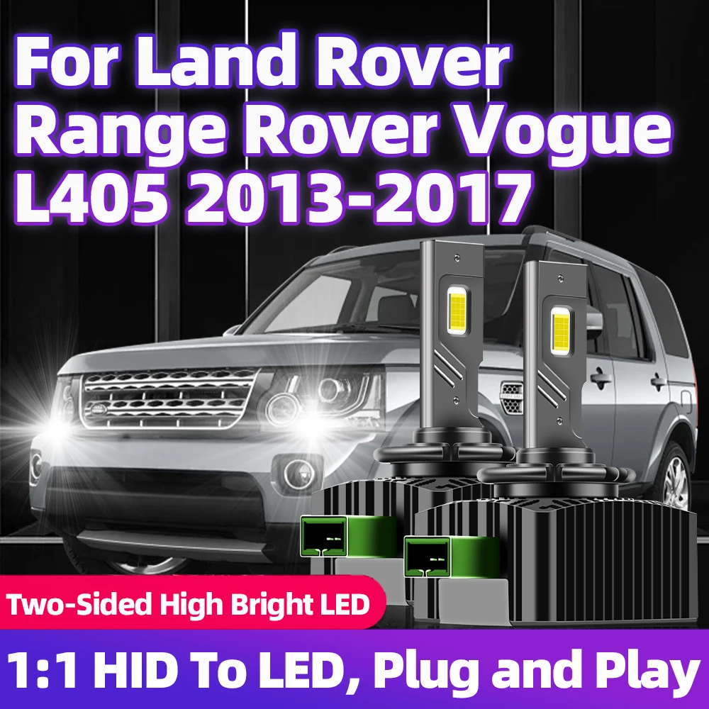 

Для Land Rover Range Rover Vogue L405 2013-2017 светодиодные фары 110 Вт 1:1 HID лампа Canbus автомобильные фары 6000K 12V 30000LM