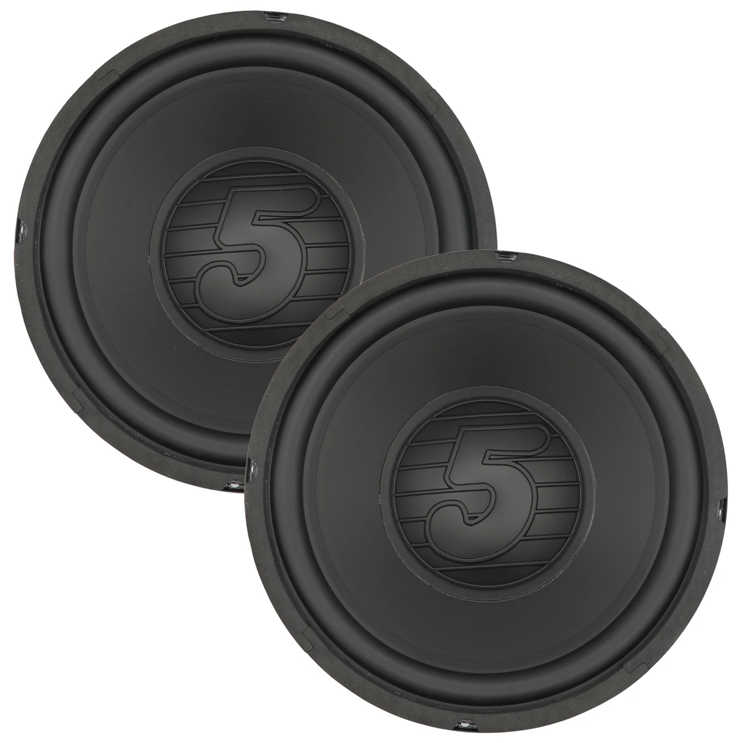 

5 Core 8 Inch Woofer Pair 200W Car Subwoofer 4Ohm Replacement Deep Sub w Poly Cone-WF 8 120 PP 4OHM 2PCS