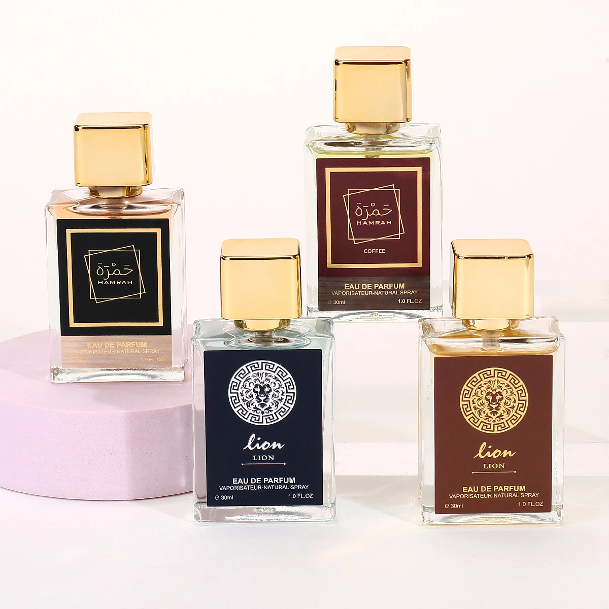 30ml Arabic Eau De Parfum Lion Hamrah Series Long Lasting Fragrance Spray For Men Women Dubai Luxury Perfume Fresh Woody Scent Body Spray Gift