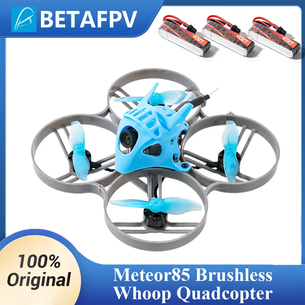 BETAFPV Meteor85 بدون فرش 2S Whoop Quadcopter 2 "طائرة صغيرة بدون طيار 2022 7 دقائق رحلة ELRS 2.4G كاميرا RunCam RC طائرة بدون طيار FPV