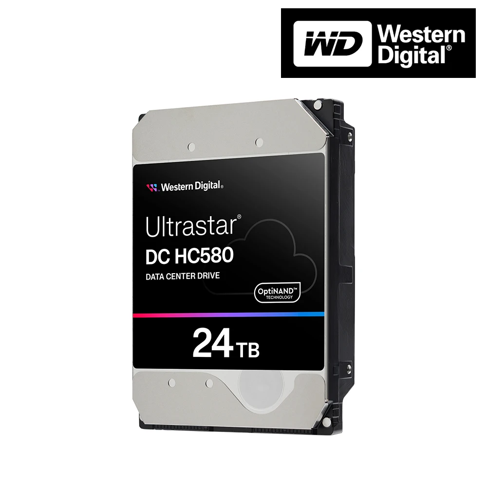 WD Ultrastar official certification point HC580 WUH722424ALE6L4 24TB SATA3 5 years warranty HDD hard disk