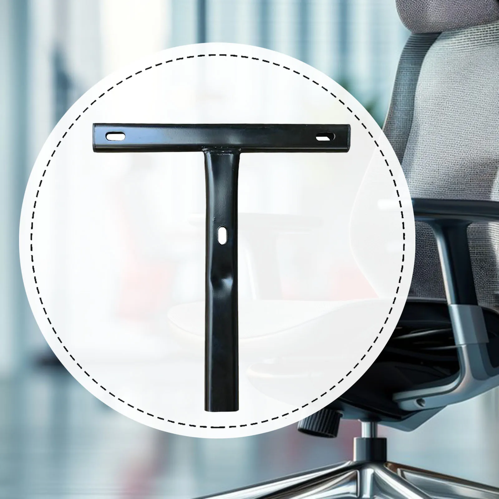 Chairs Back Support Rod Chair Iron T-Shaped Backrest Backrest Office Chair Backrest Reclining Comfortable Replacement Parts