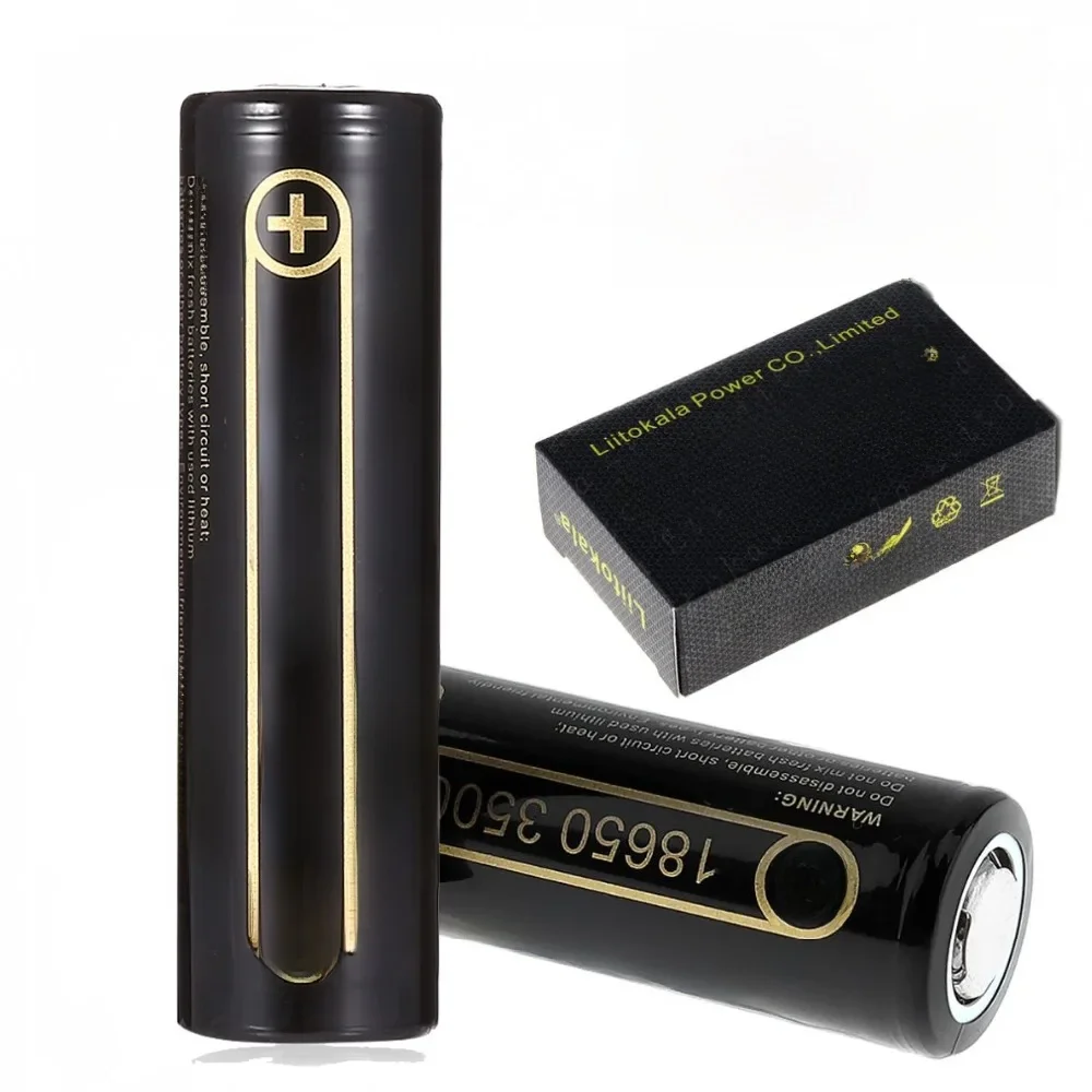 Heißer Original LiitoKala 30A Lii-35A 18650 Li-Ion Akku 3.7V 3500mAh Wiederaufladbarer Li-Ion High-Drop-Akku für Taschenlampen