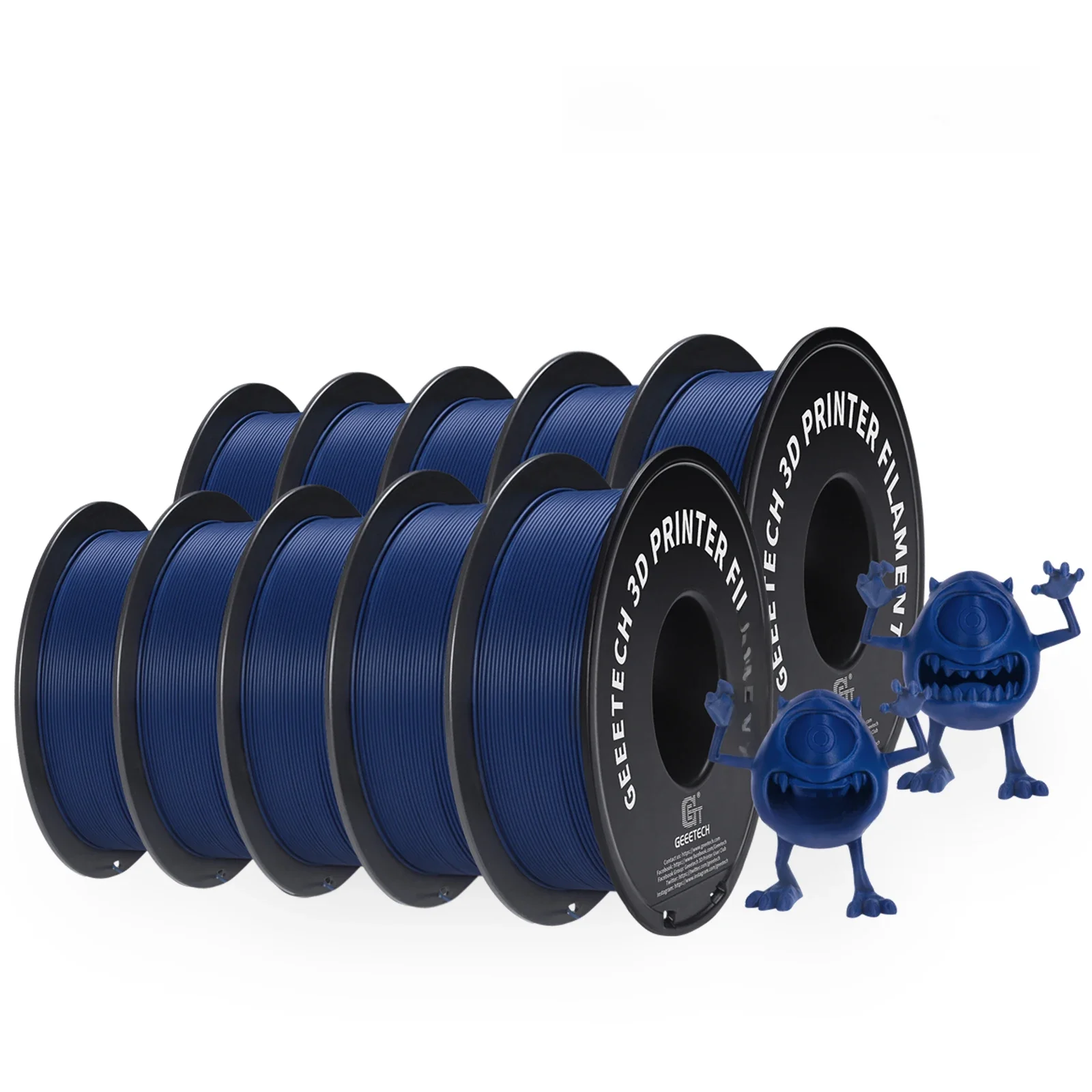 Geeetech 10Kg 3d Matte Pla Filament 1.75Mm Spool Draad Voor 3d Printer Materiaal, Veiligheid, Vacuüm Verpakking - afbeelding 2