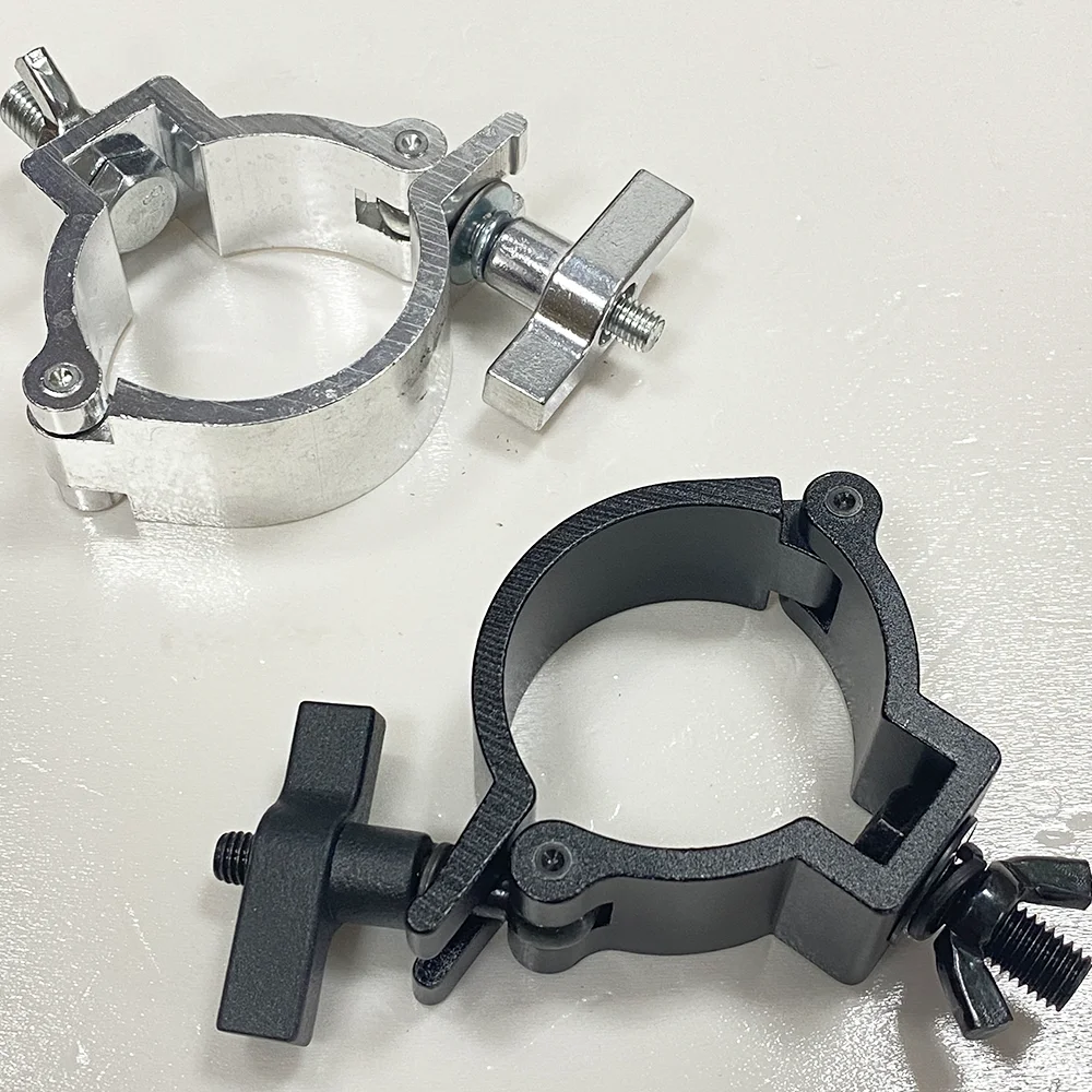 Aluminum Tube Clamp 55/60mm Half Coupler Stage Truss Scaffolding Mount T-Nut O Hook for Studio Lighting Accessories