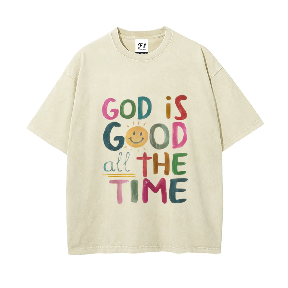 VêtementsVintage Y2k Vibes lavé en détresse imprimé pur coton manches courtes respirant confortable hommes femmes manches courtes