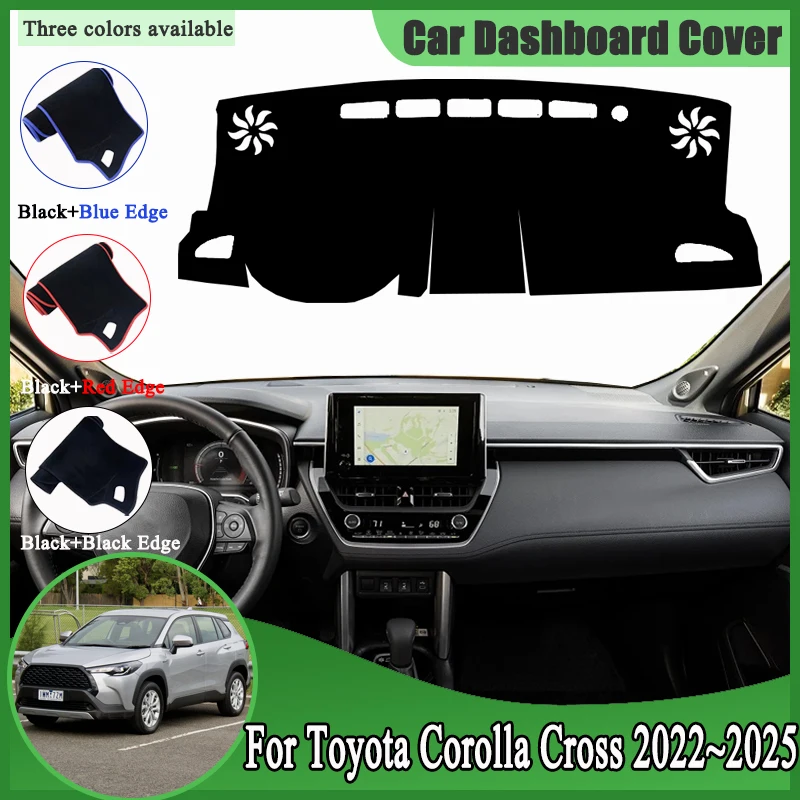 

Car Dashboard Cover Dashmat For Toyota Corolla Cross XG10 Accessories 2022~2025 Sun Shade Dash Board Pad Carpet Stickers Cushion