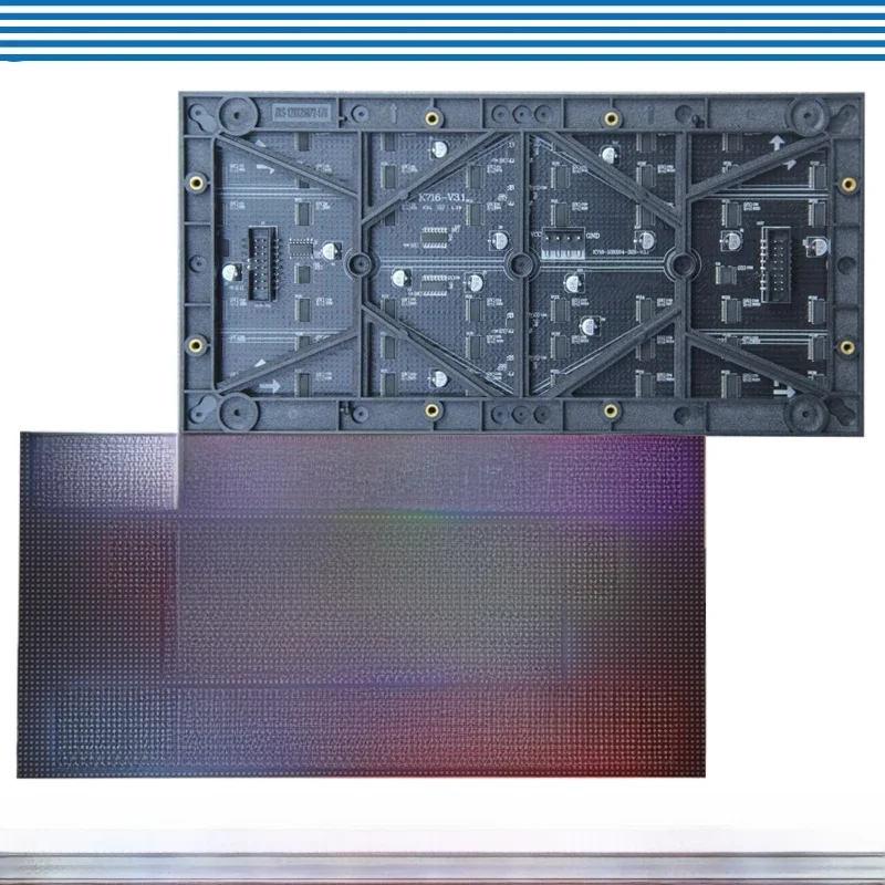 Moduł panelu ekranu LED P2 256 * 128 mm 128 * 64 piksele 1/32 Skanowanie wewnętrzne 3w1 SMD Pełnokolorowy moduł panelu wyświetlacza LED P2 — zdjęcie 2